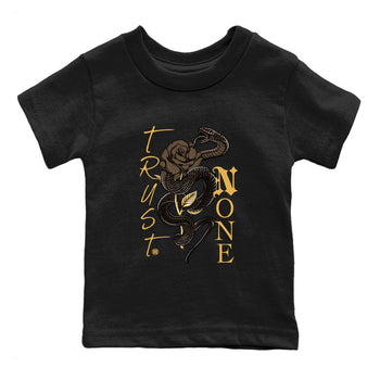 Air Jordan 1 Palomino shirt to match jordans Trust None sneaker tees Crew Neck Jordan 1 Retro High OG Palomino SNRT Sneaker Release Tees Baby Toddler Black 2 T-Shirt