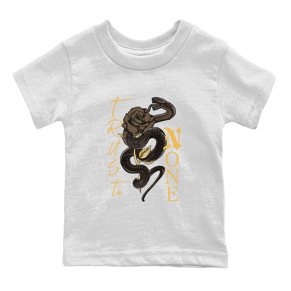 Air Jordan 1 Palomino shirt to match jordans Trust None sneaker tees Crew Neck Jordan 1 Retro High OG Palomino SNRT Sneaker Release Tees Baby Toddler White 2 T-Shirt