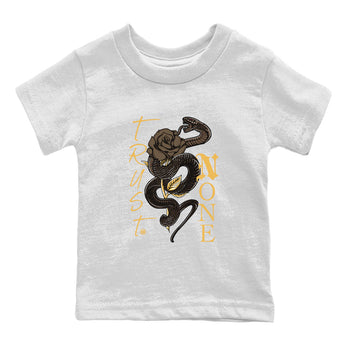Air Jordan 1 Palomino shirt to match jordans Trust None sneaker tees Crew Neck Jordan 1 Retro High OG Palomino SNRT Sneaker Release Tees Baby Toddler White 2 T-Shirt