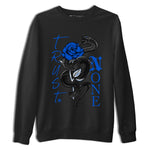 Air Jordan 1 Royal Reimagined shirt to match jordans Trust None sneaker tees Crew Neck Jordan 1 High OG Royal Reimagined SNRT Sneaker Release Tees Unisex Casual Shirts Black 2 T-Shirt