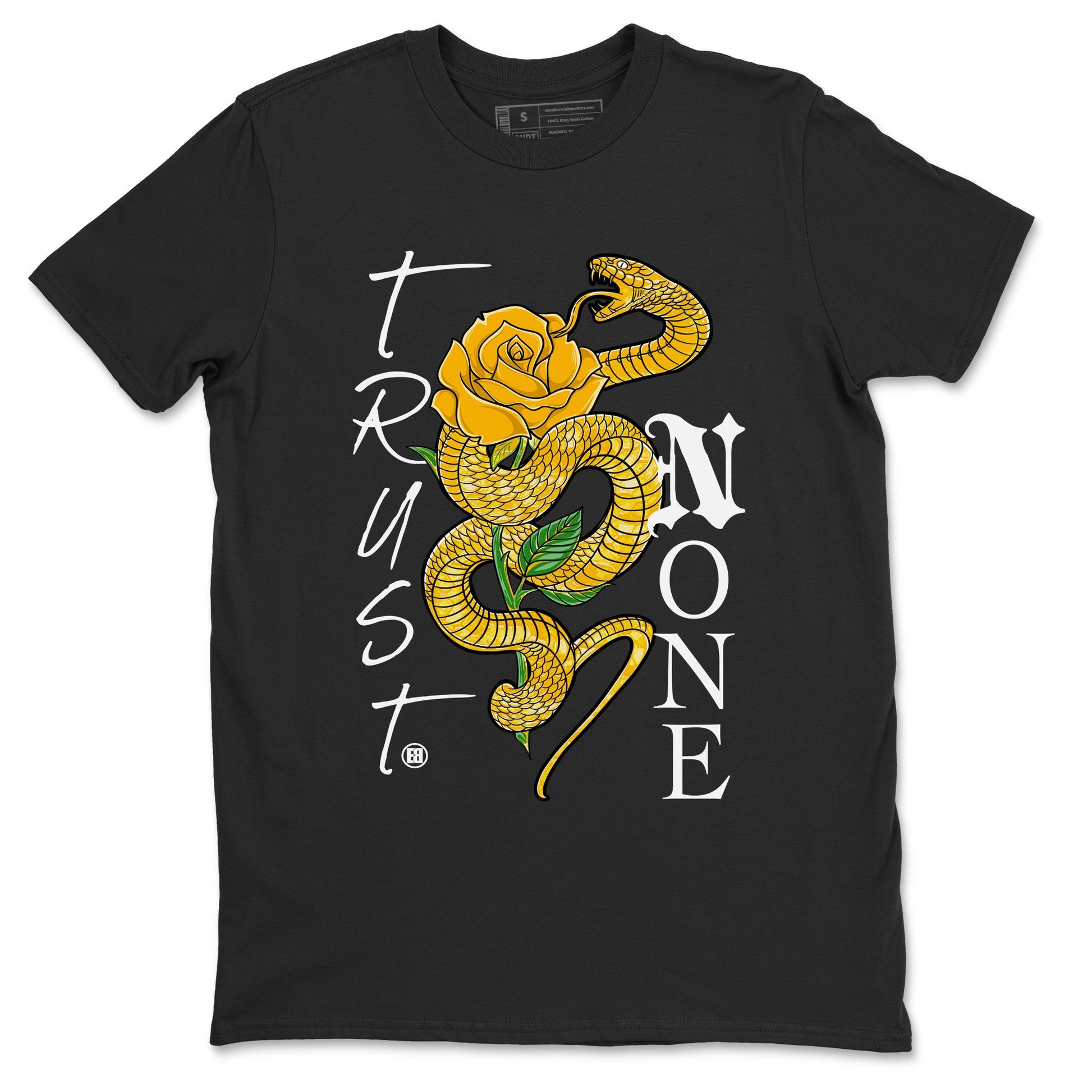 Jordan 11 Yellow Snakeskin Sneaker Match Tees Trust None Sneaker Tees Air Jordan 11 Yellow Python Sneaker Release Tees Unisex Shirts Black 2
