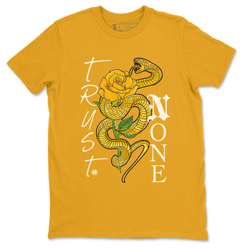 Jordan 11 Yellow Snakeskin Sneaker Match Tees Trust None Sneaker Tees Air Jordan 11 Yellow Python Sneaker Release Tees Unisex Shirts Gold 2