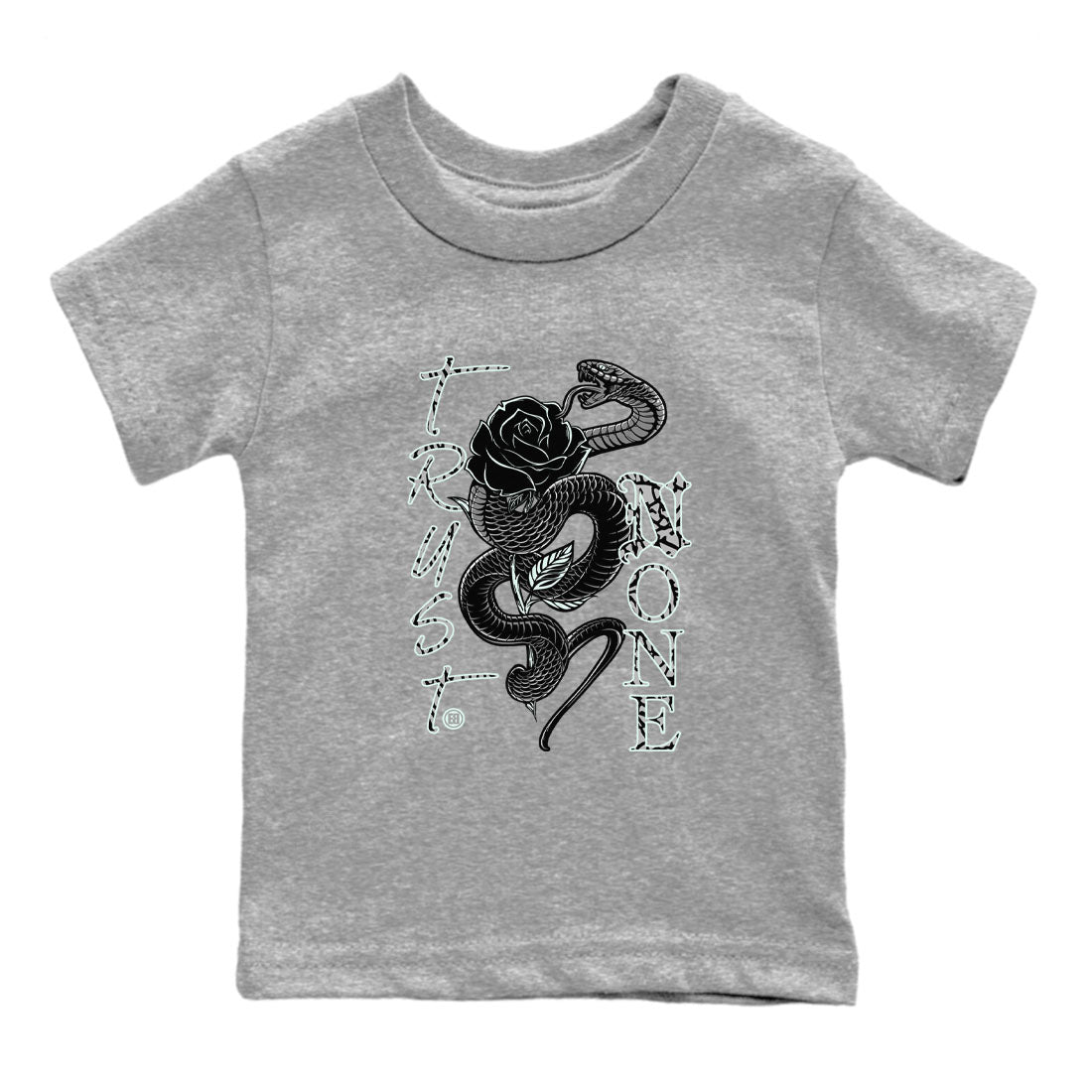 3s Green Glow shirt to match jordans Trust None sneaker tees Air Jordan 3 Green Glow SNRT sneaker release tees baby toddler Heather Grey 2 cotton Shirt