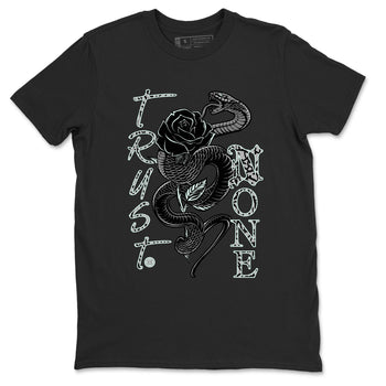 3s Green Glow shirt to match jordans Trust None sneaker tees Air Jordan 3 Green Glow SNRT Sneaker Release Tees unisex cotton Black 2 crew neck shirt