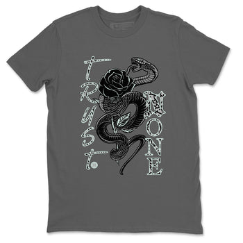 3s Green Glow shirt to match jordans Trust None sneaker tees Air Jordan 3 Green Glow SNRT Sneaker Release Tees unisex cotton Cool Grey 2 crew neck shirt