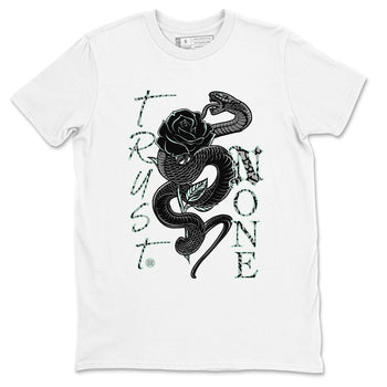 3s Green Glow shirt to match jordans Trust None sneaker tees Air Jordan 3 Green Glow SNRT Sneaker Release Tees unisex cotton White 2 crew neck shirt