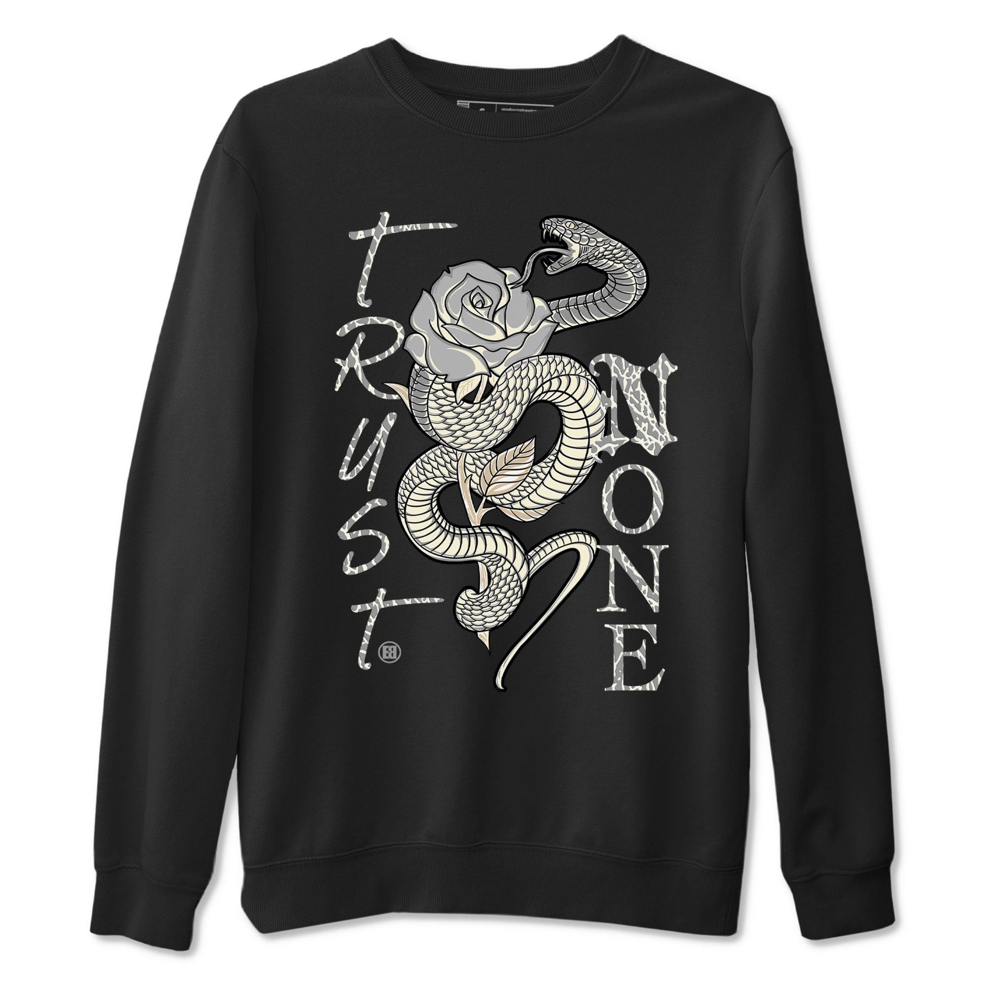 Air Jordan 3 Craft Ivory shirt to match jordans Trust None sneaker tees 3s Ivory SNRT Sneaker Release Tees unisex cotton Black 2 crew neck shirt