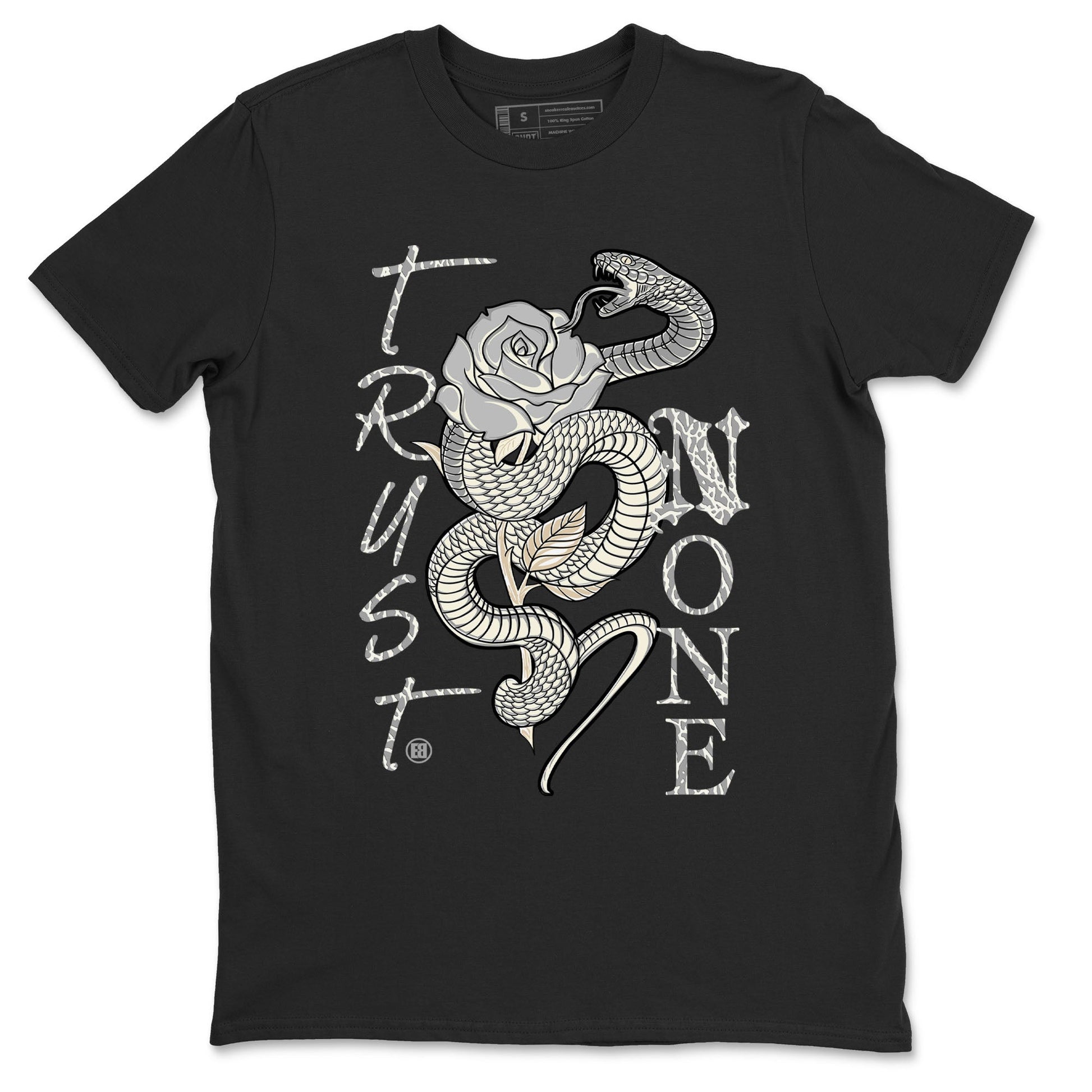 Air Jordan 3 Craft Ivory shirt to match jordans Trust None sneaker tees 3s Ivory SNRT Sneaker Release Tees unisex cotton Black 2 crew neck shirt