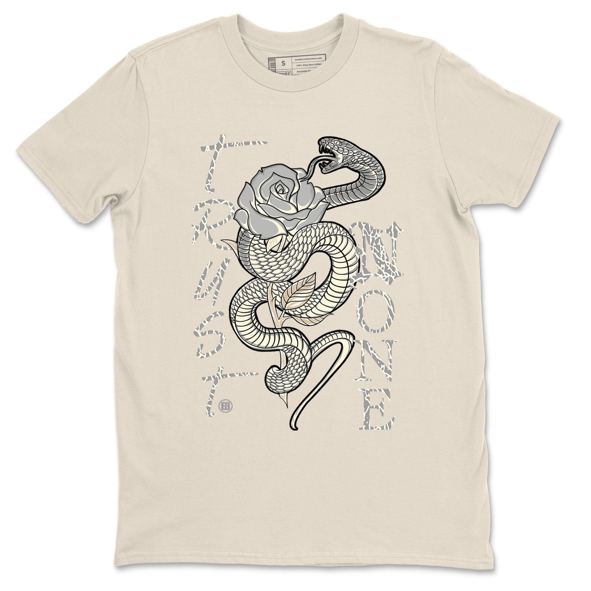Air Jordan 3 Craft Ivory shirt to match jordans Trust None sneaker tees 3s Ivory SNRT Sneaker Release Tees unisex cotton Natural 2 crew neck shirt