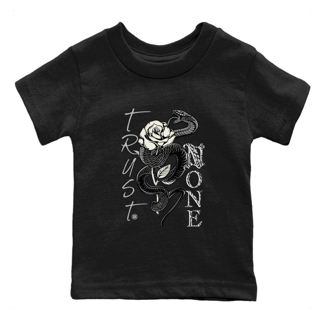 Air Jordan 3 Off Noir shirt to match jordans Trust None sneaker tees Air Jordan 3 Retro Off Noir SNRT Sneaker Tees Baby Toddler Black 2 T-Shirt