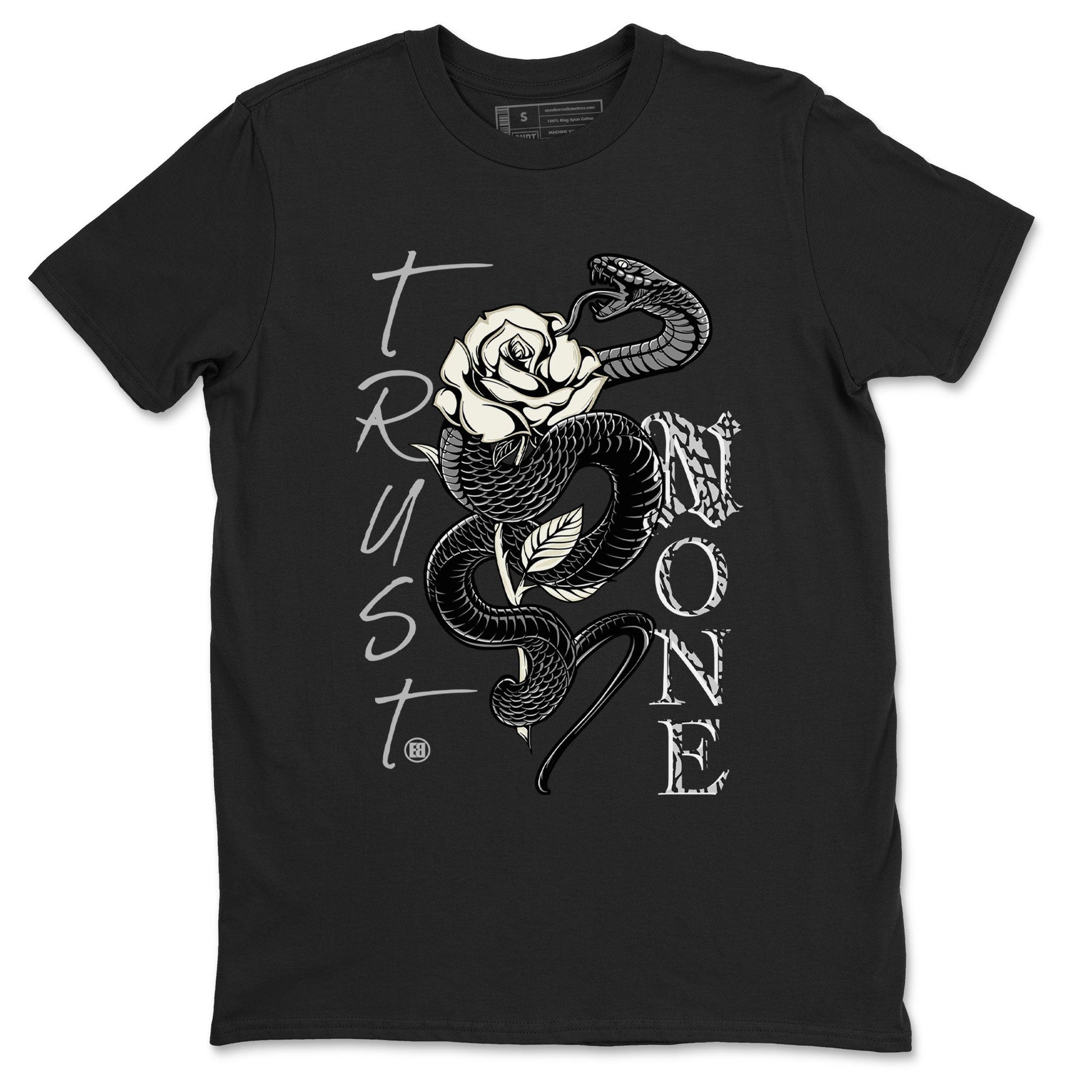 Air Jordan 3 Off Noir shirt to match jordans Trust None sneaker tees Air Jordan 3 Retro Off Noir SNRT Sneaker Tees Unisex Black 2 T-Shirt