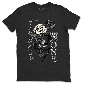 Air Jordan 3 Off Noir shirt to match jordans Trust None sneaker tees Air Jordan 3 Retro Off Noir SNRT Sneaker Tees Unisex Charcoal Heather 2 T-Shirt
