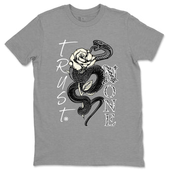 Air Jordan 3 Off Noir shirt to match jordans Trust None sneaker tees Air Jordan 3 Retro Off Noir SNRT Sneaker Tees Unisex Heather Grey 2 T-Shirt