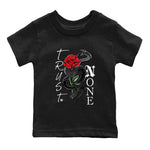 Air Jordan 4 Bred Reimagined shirt to match jordans Trust None sneaker shirts AJ4 Bred Reimagined SNRT Sneaker Tees baby toddler Black 2 cotton Shirt