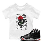 Air Jordan 4 Bred Reimagined shirt to match jordans Trust None sneaker shirts AJ4 Bred Reimagined SNRT Sneaker Tees baby toddler White 1 cotton Shirt