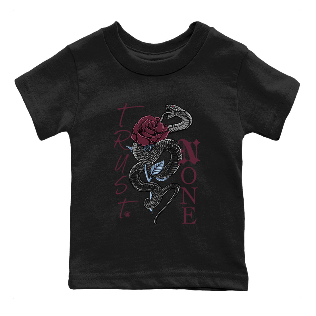 Jordan 5 Burgundy Shirts Trust None Sneaker Tees Air Jordan 5 Burgundy Sneaker Release Tees Kids Shirts Black 2