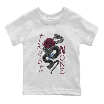 Jordan 5 Burgundy Shirts Trust None Sneaker Tees Air Jordan 5 Burgundy Sneaker Release Tees Kids Shirts White 2