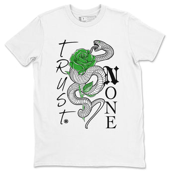 5s Lucky Green shirt to match jordans Trust None sneaker tees Air Jordan 5 Retro Lucky Green SNRT Sneaker Release Tees Cotton Sneaker Tee White 2 T-Shirt