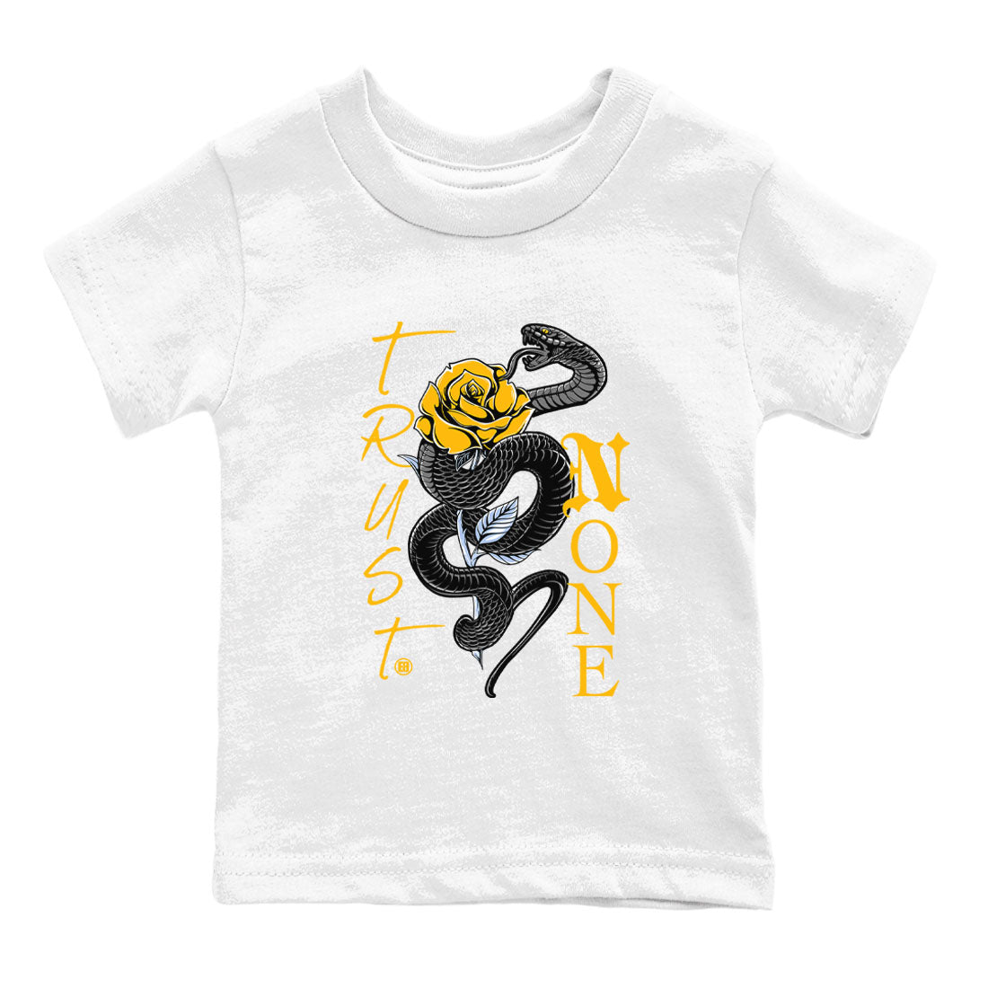 Air Jordan 6 Yellow Ochre shirt to match jordans Trust None sneaker tees streetwear brand Air Jordan 6 Yellow Ochre SNRT sneaker release tees baby toddler White 2 cotton Shirt