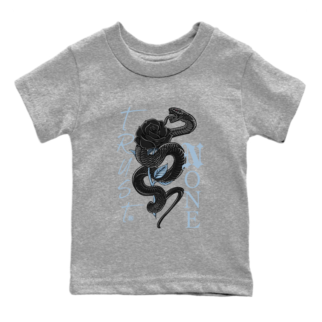 AJ7 Chambray Sneaker Match Tees Trust None Sneaker Tees Air Jordan 7 Chambray Sneaker Release Tees Kids Shirts Heather Grey 2