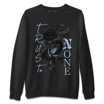 AJ7 Chambray Sneaker Match Tees Trust None Sneaker Tees Air Jordan 7 Chambray Sneaker Release Tees Unisex Shirts Black 2