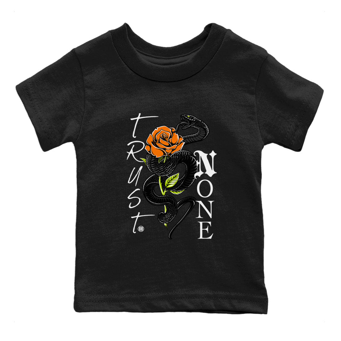 Dunk Mid Premium shirt to match jordans Trust None sneaker tees Special Halloween Costume Dunk Mid Halloween SNRT Sneaker Tees Baby Toddler Black 2 T-Shirt