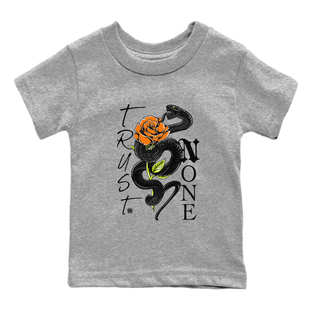 Dunk Mid Premium shirt to match jordans Trust None sneaker tees Special Halloween Costume Dunk Mid Halloween SNRT Sneaker Tees Baby Toddler Heather Grey 2 T-Shirt