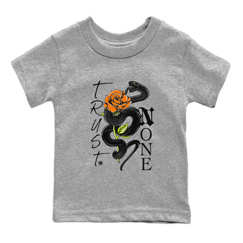 Dunk Mid Premium shirt to match jordans Trust None sneaker tees Special Halloween Costume Dunk Mid Halloween SNRT Sneaker Tees Baby Toddler Heather Grey 2 T-Shirt