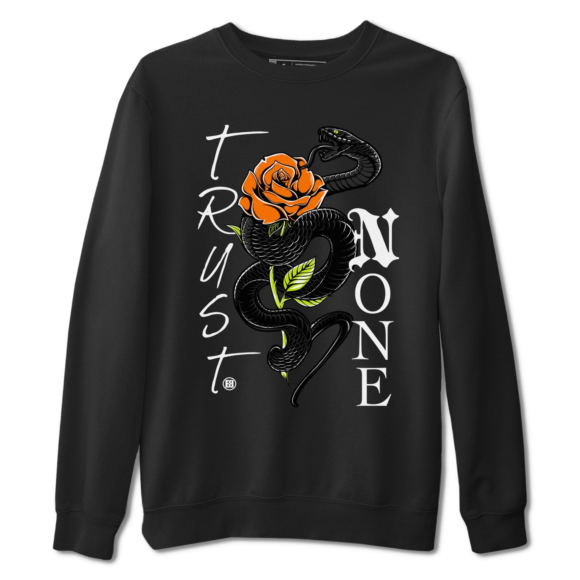 Dunk Mid Premium shirt to match jordans Trust None sneaker tees Special Halloween Costume Dunk Mid Halloween SNRT Sneaker Tees Unisex Black 2 T-Shirt