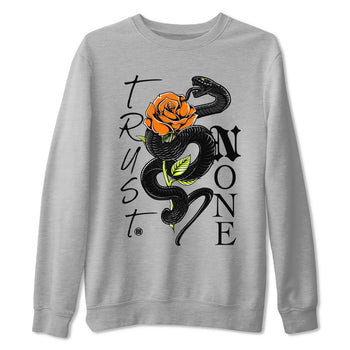 Dunk Mid Premium shirt to match jordans Trust None sneaker tees Special Halloween Costume Dunk Mid Halloween SNRT Sneaker Tees Unisex Heather Grey 2 T-Shirt