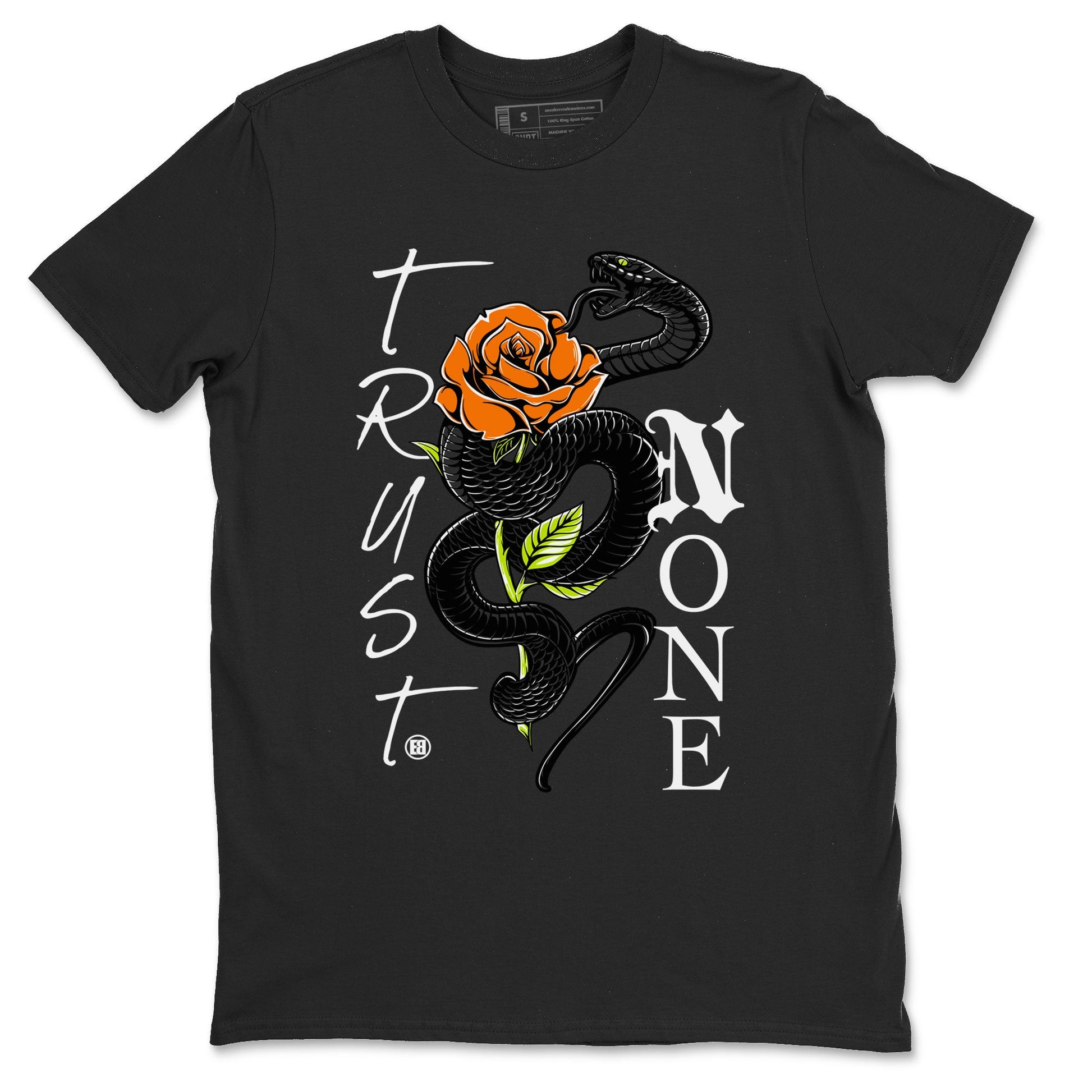 Dunk Mid Premium shirt to match jordans Trust None sneaker tees Special Halloween Costume Dunk Mid Halloween SNRT Sneaker Tees Unisex Black 2 T-Shirt