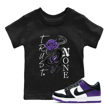Nike SB Dunk Low Court Purple Shirt To Match Jordans Trust None Streetwear Fashion Dunk Low Court Purple SNRT sneaker release tees baby toddler Black 1 cotton Shirt