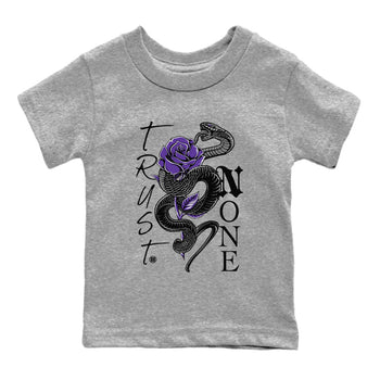 Nike SB Dunk Low Court Purple Shirt To Match Jordans Trust None Streetwear Fashion Dunk Low Court Purple SNRT sneaker release tees baby toddler Heather Grey 2 cotton Shirt