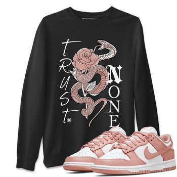 Dunk Low WMNS Rose Whisper shirt to match jordans Trust None sneaker tees Dunk Rose Whisper SNRT Sneaker Release Tees Casual Unisex shirts Black 1 T-Shirt