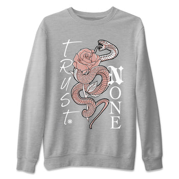 Dunk Low WMNS Rose Whisper shirt to match jordans Trust None sneaker tees Dunk Rose Whisper SNRT Sneaker Release Tees Casual Unisex shirts Heather Grey 2 T-Shirt