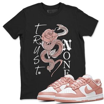 Dunk Low WMNS Rose Whisper shirt to match jordans Trust None sneaker tees Dunk Rose Whisper SNRT Sneaker Release Tees Casual Unisex shirts Black 1 T-Shirt