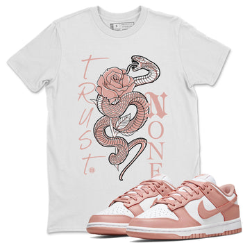 Dunk Low WMNS Rose Whisper shirt to match jordans Trust None sneaker tees Dunk Rose Whisper SNRT Sneaker Release Tees Casual Unisex shirts White 1 T-Shirt