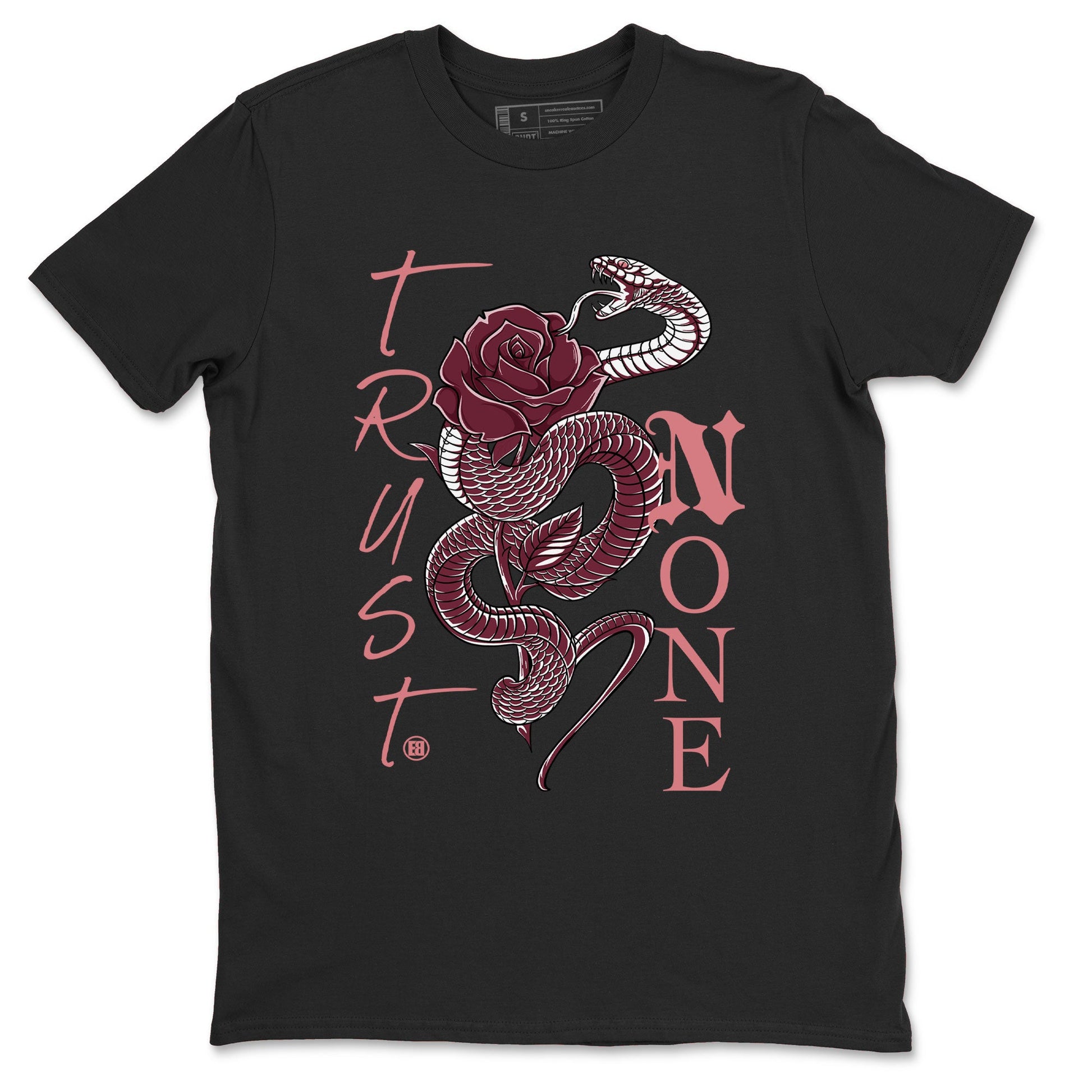 Dunks Valentines Day shirt to match jordans Trust None sneaker tees Dunks Valentine's Day SNRT sneaker Release Tees unisex cotton Black 2 crew neck shirt