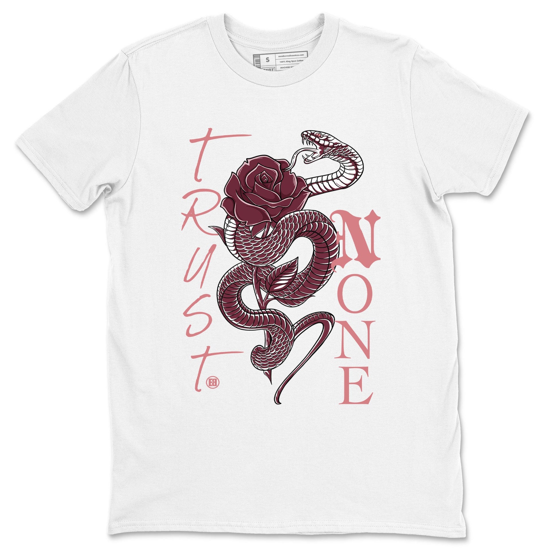 Dunks Valentines Day shirt to match jordans Trust None sneaker tees Dunks Valentine's Day SNRT sneaker Release Tees unisex cotton White 2 crew neck shirt