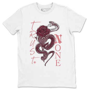 Dunks Valentines Day shirt to match jordans Trust None sneaker tees Dunks Valentine's Day SNRT sneaker Release Tees unisex cotton White 2 crew neck shirt