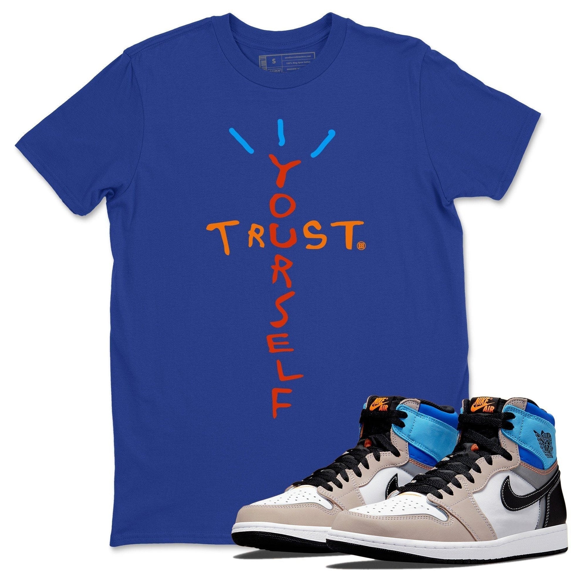 Jordan 1 Prototype Sneaker Match Tees Trust Your Self Sneaker Tees Jordan 1 Prototype Sneaker Release Tees Unisex Shirts