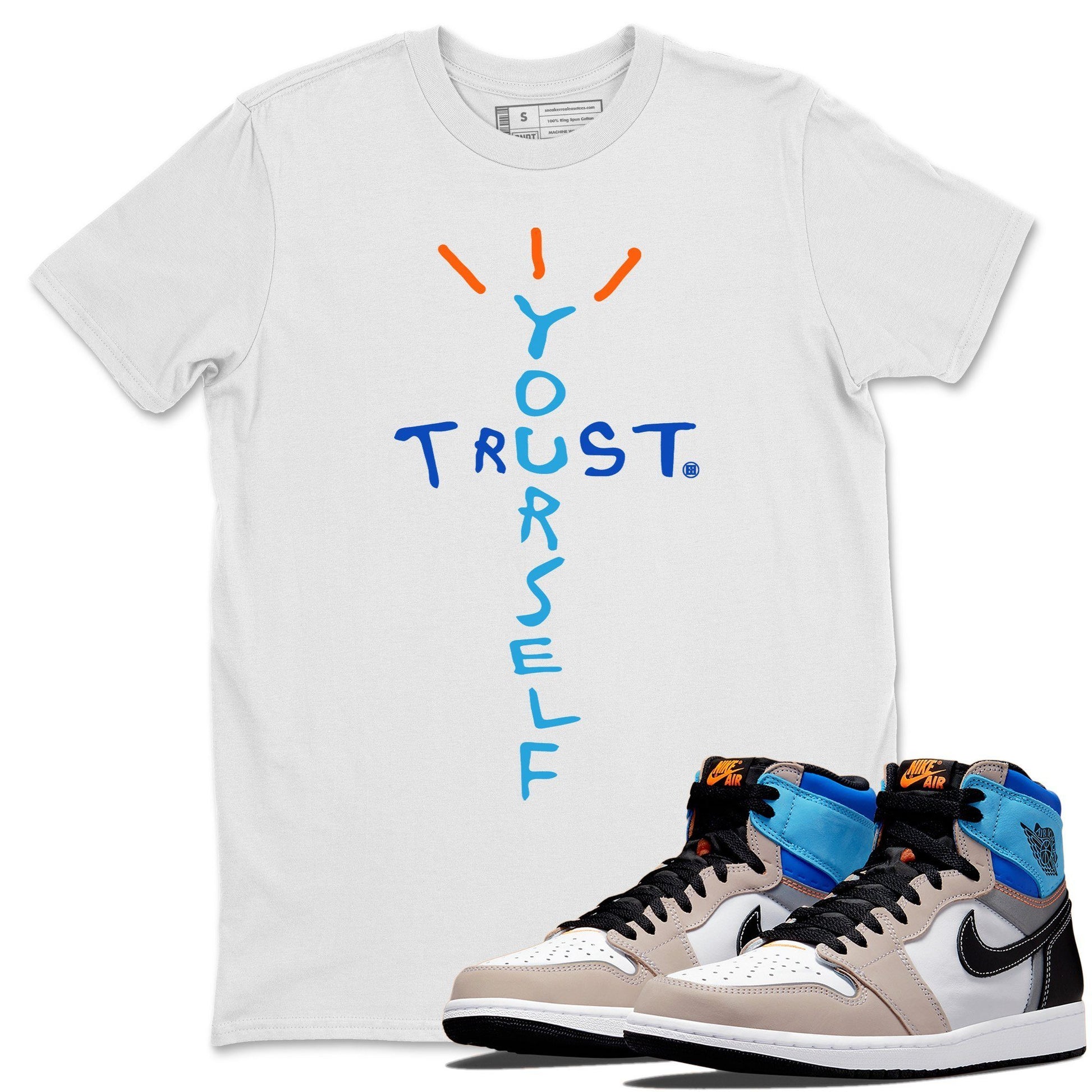 Jordan 1 Prototype Sneaker Match Tees Trust Your Self Sneaker Tees Jordan 1 Prototype Sneaker Release Tees Unisex Shirts