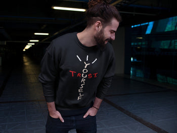 Jordan 2 OFF-WHITE Varsity Red Sneaker Match Tees Trust Yourself Sneaker Tees Jordan 2 OFF-WHITE Varsity Red Sneaker Release Tees Unisex Shirts