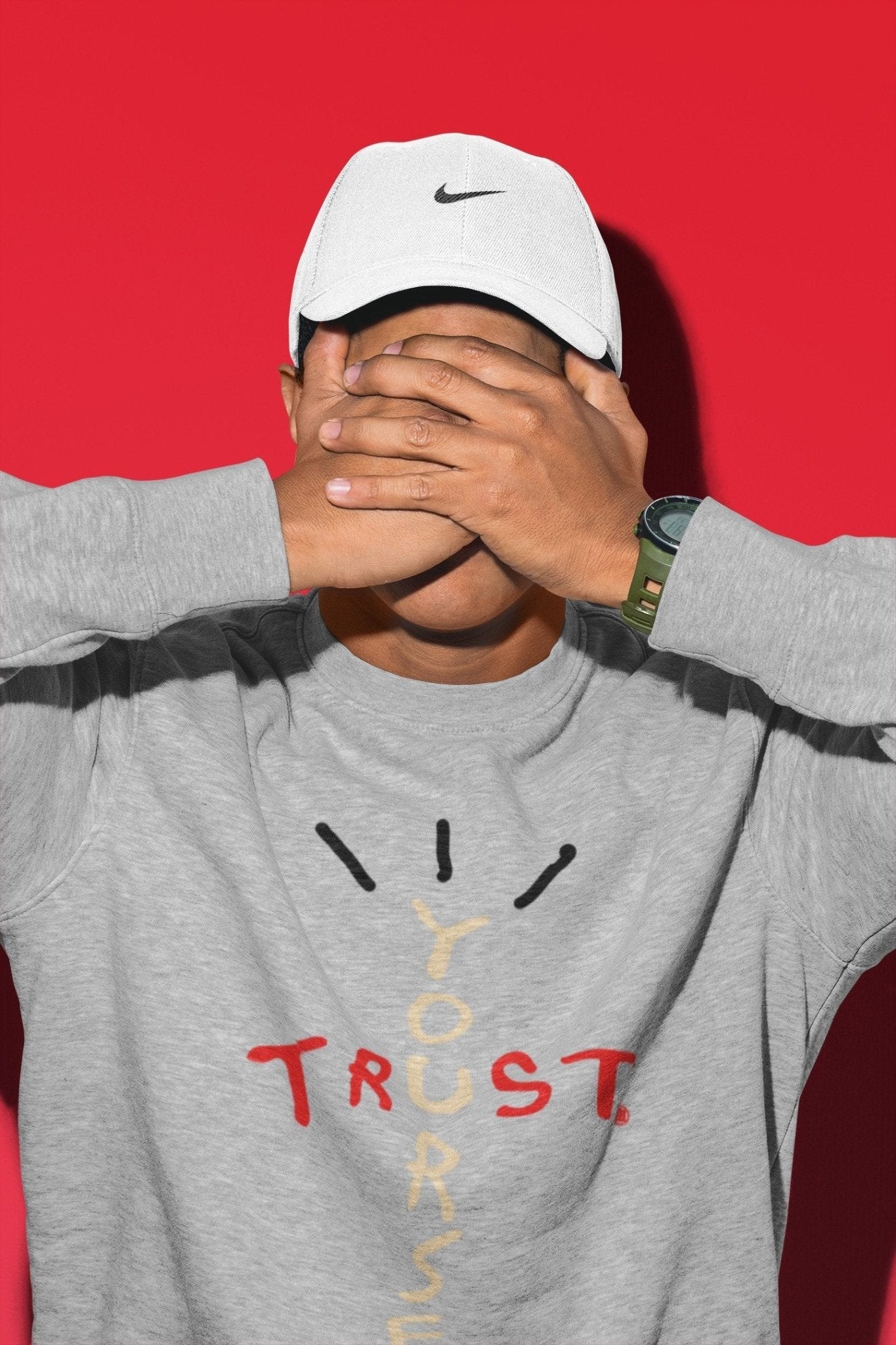 Jordan 2 OFF-WHITE Varsity Red Sneaker Match Tees Trust Yourself Sneaker Tees Jordan 2 OFF-WHITE Varsity Red Sneaker Release Tees Unisex Shirts