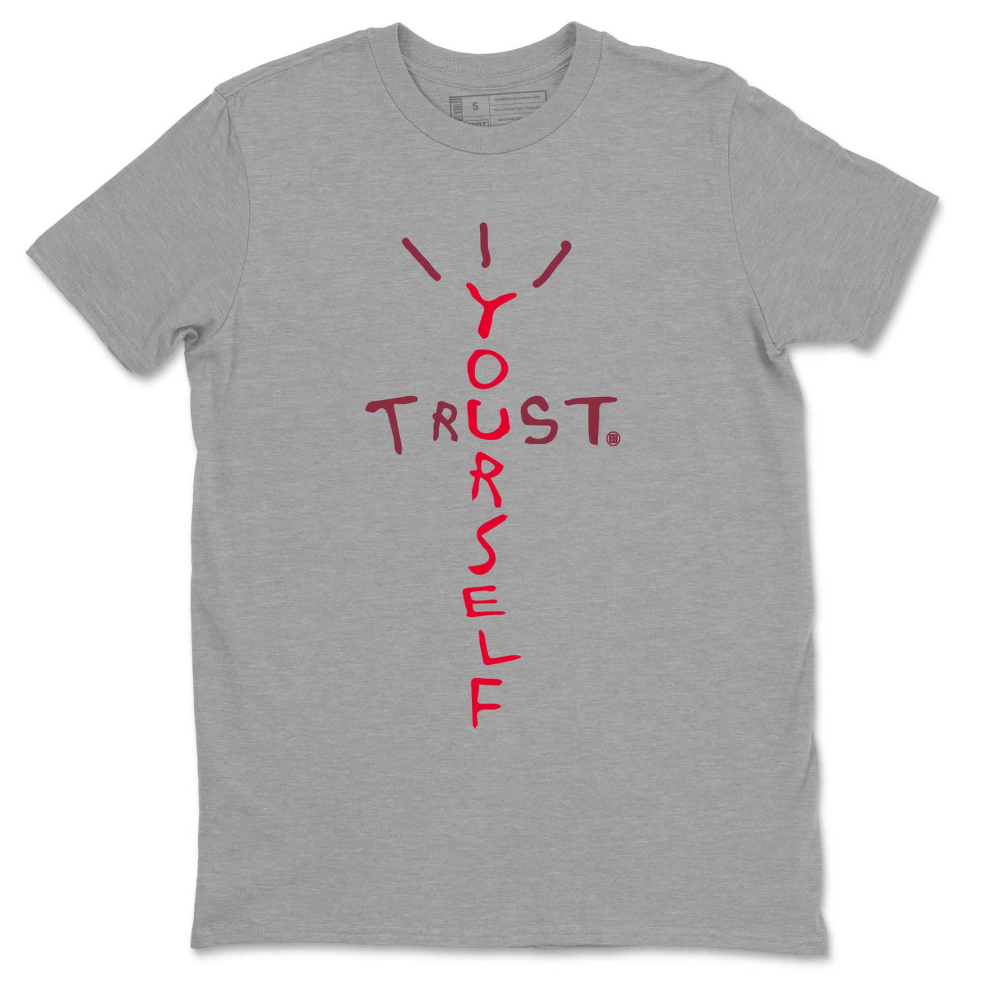 AF1 Layers Of Love Shirt To Match Jordans Trust Yourself Streetwear Fashion Air Force 1 Layers Of Love Valentine's Day Design Tee SNRT Sneaker Release Tees unisex cotton Heather Grey 2 crew neck shirt