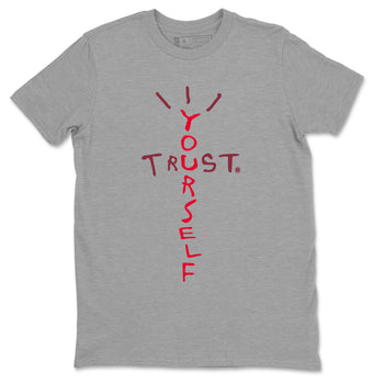 AF1 Layers Of Love Shirt To Match Jordans Trust Yourself Streetwear Fashion Air Force 1 Layers Of Love Valentine's Day Design Tee SNRT Sneaker Release Tees unisex cotton Heather Grey 2 crew neck shirt