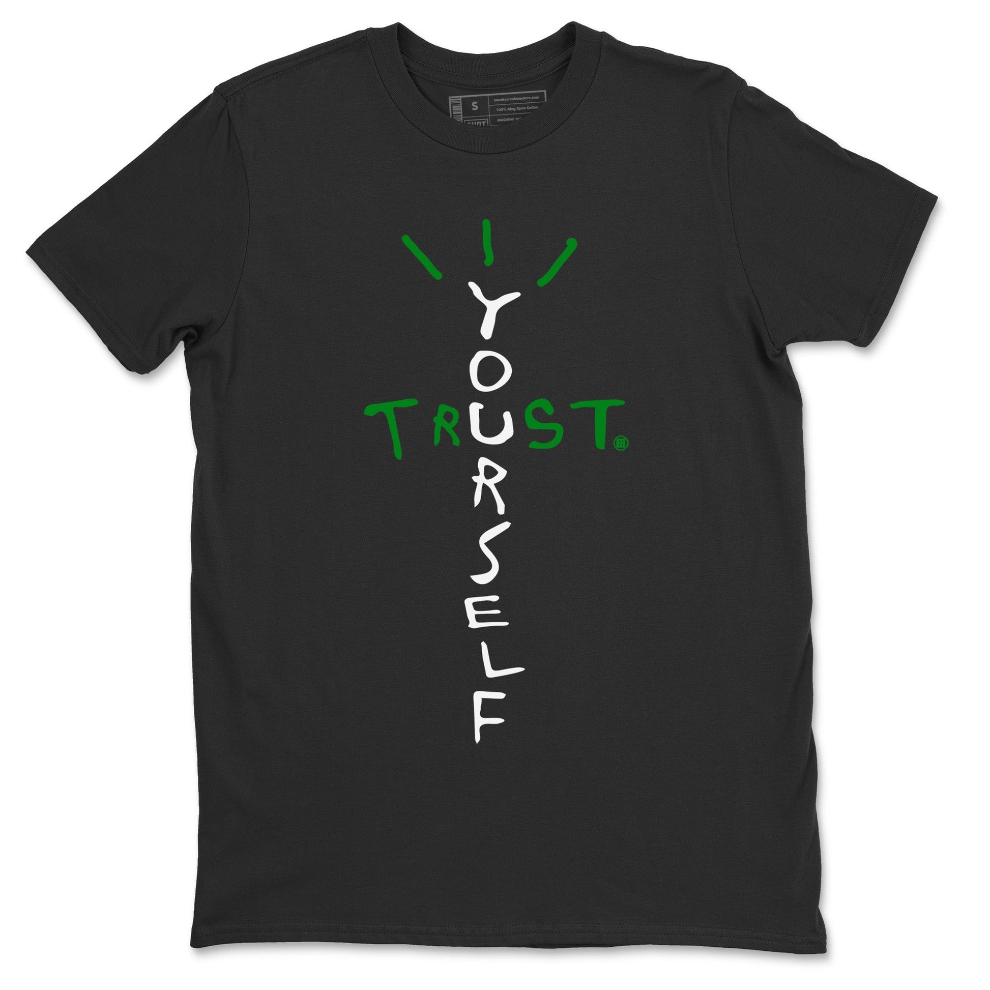 Air Jordan 1 Celtics Sneaker Match Tees Trust Yourself Sneaker Tees Air Jordan 1 High OG Celtics Sneaker Release Tees Unisex Shirts Black 2