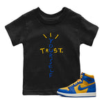 Jordan 1 Game Royal Varsity Maize Sneaker Match Tees Trust Yourself Sneaker Tees Jordan 1 Game Royal Varsity Maize Sneaker Release Tees Kids Shirts