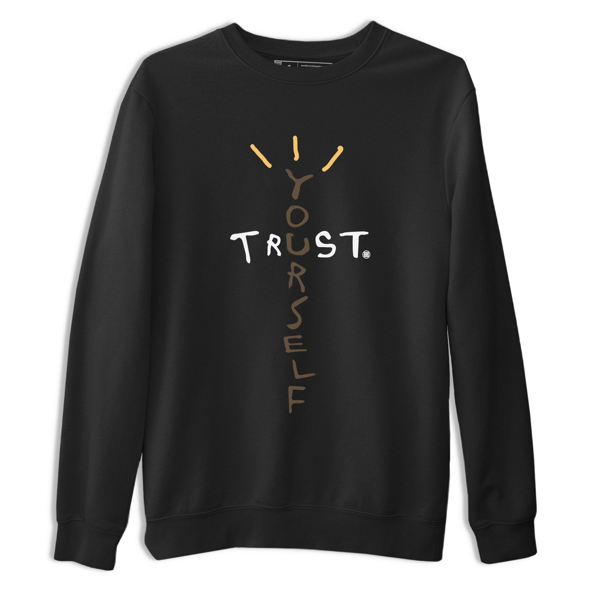 1s Palomino shirt to match jordans Trust Yourself sneaker tees Air Jordan 1 Palomino SNRT Sneaker Release Tees Unisex Black 2 T-Shirt