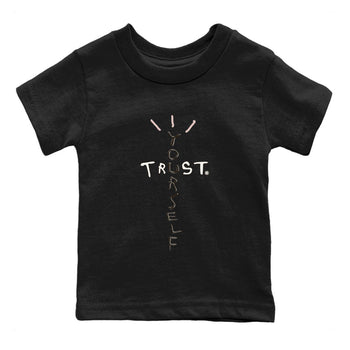 Air Jordan 11 Neapolitan shirt to match jordans Trust Yourself sneaker tees 11s Neapolitan SNRT Sneaker Release Tees Baby Toddler Black 2 T-Shirt